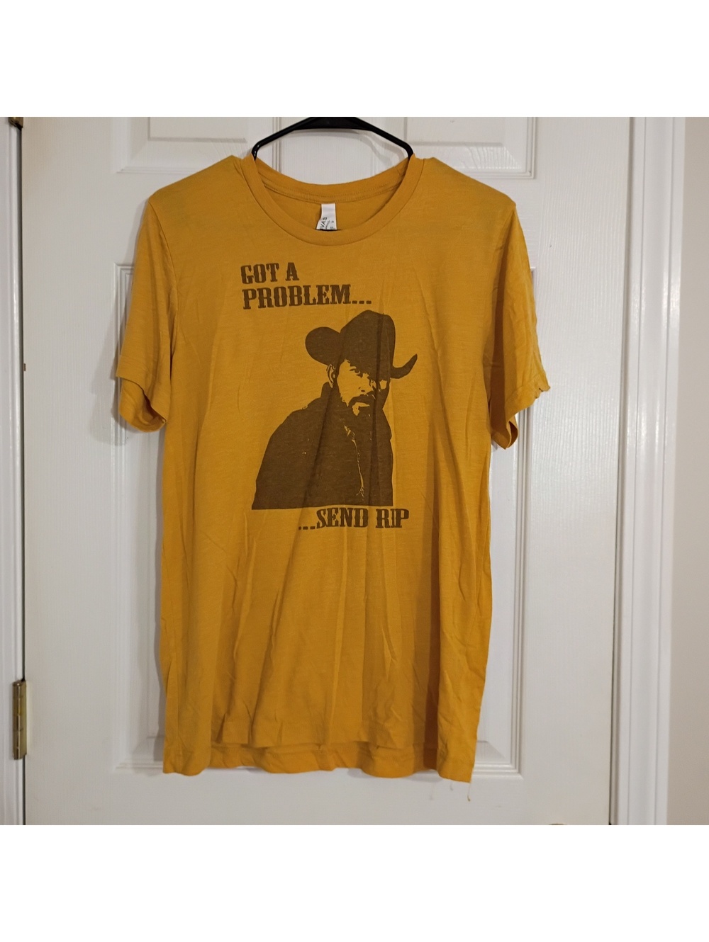 Bella+Canvas Mustard Yellow Graphic T-Shirt Medium